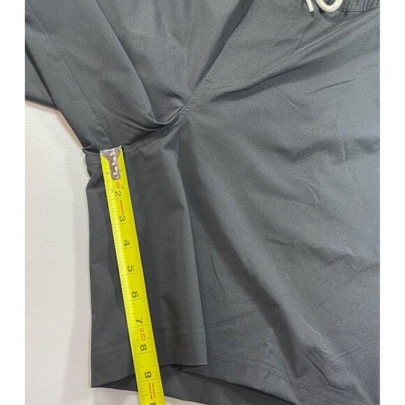 Trinity Coast Mens Size 2XB Swim Trunks Black 9" Inseam Elastic Waist Side Pocke - Picture 6 of 12